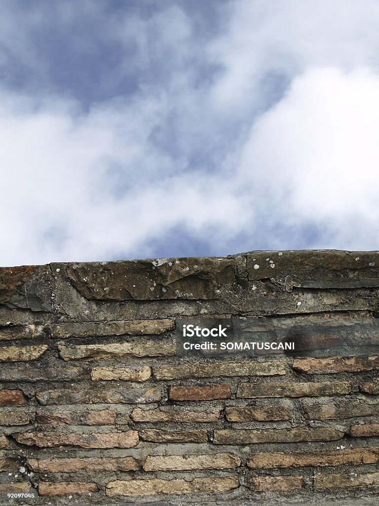 Wand und Sky - Lizenzfrei Bildhintergrund Stock-Foto