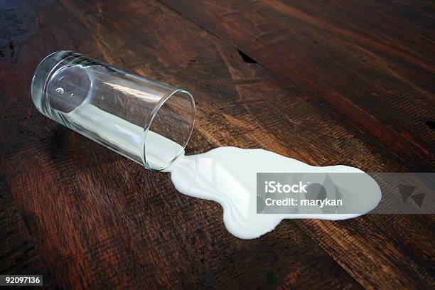 Spilt Milk Stock Photo - Download Image Now - Crying Over Spilt Milk, Spilling, Milk