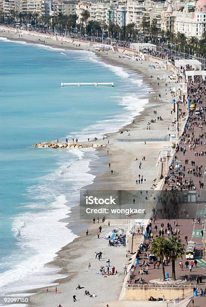 Ładny Beach - zdjęcia stockowe i więcej obrazów Angielska Promenada - Angielska Promenada, Dzielnica nadbrzeżna, Fotografika