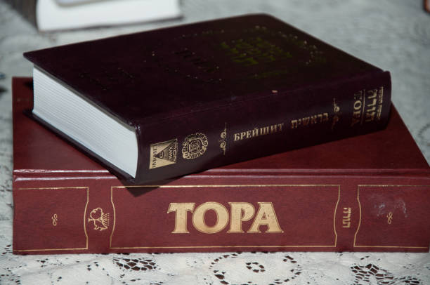 istock Two traditional religion jewish books lay on a table 920975344