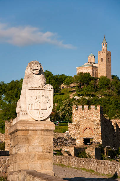 Tsarevets  bulgarian culture bulgaria bridge river stock pictures, royalty-free photos & images