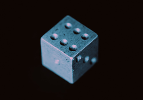 Roleplaying dice in the shape of platonic solids. 3d illustration.