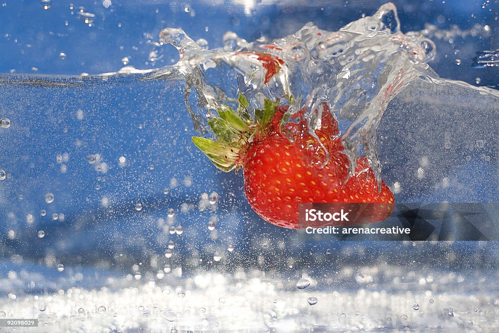 Splash de Morango - Royalty-free Abstrato Foto de stock