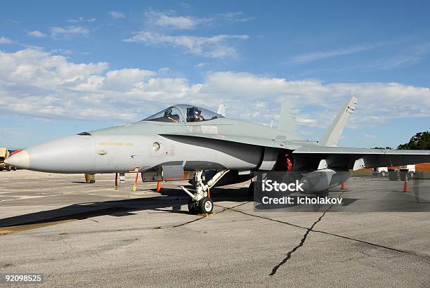 Modern Jetfighter Stock Photo - Download Image Now - Air Force, Airplane, Land