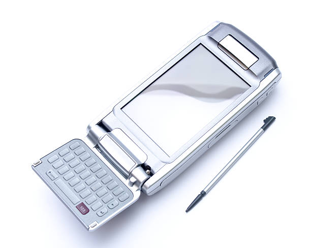 istock PDA with stylus and flip keyboard on white background 2 92098650