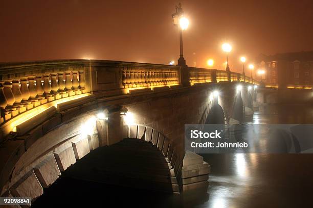 Misty Ponte Sul Fiume Severn A Worcester - Fotografie stock e altre immagini di Worcester - Inghilterra - Worcester - Inghilterra, Acqua, Ambientazione esterna