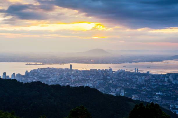 istock George Town City view from Penang Hill during dawn 920988976