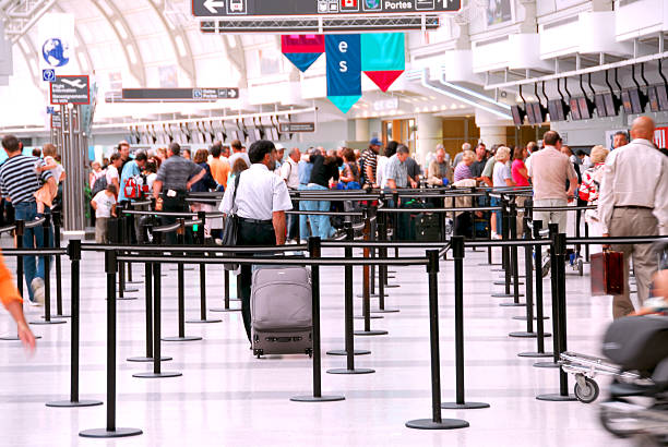 Airport crowd  airport terminal stock pictures, royalty-free photos & images