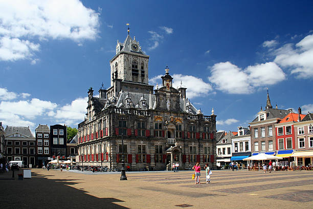 delft town hall - netherlands place zdjęcia i obrazy z banku zdjęć