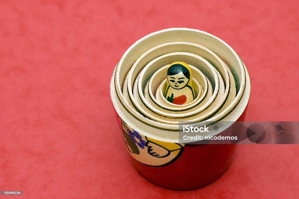 russian girl toy  Russian Nesting Doll Stock Photo