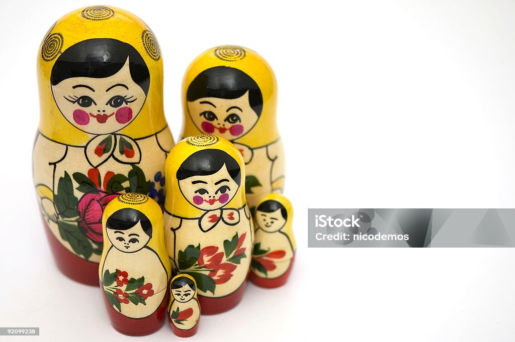 Russian Toys  Russian Nesting Doll Stock Photo
