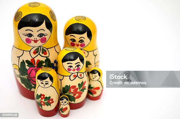 Russian Toys Stock Photo - Download Image Now - Russian Nesting Doll, Cut Out, Group Of Objects