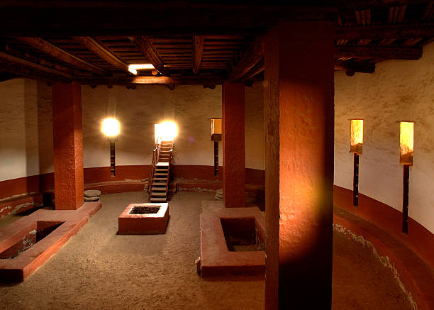interior of an old house carved into the rock, located in Sant'Antioco, Italy, Sardinia