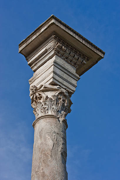 Column of Forum Romanum stock photo