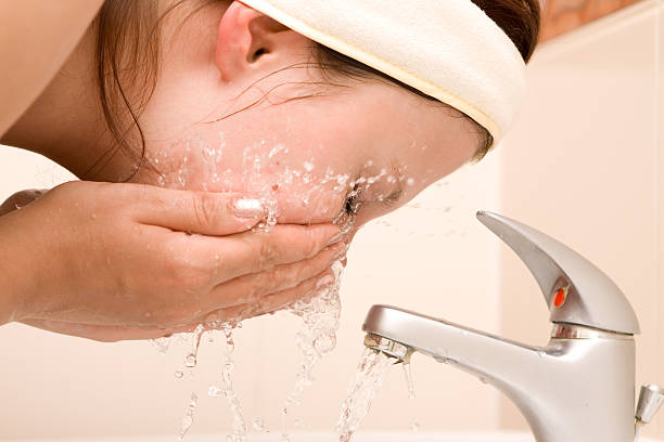 istock Woman in bathroom 92100710