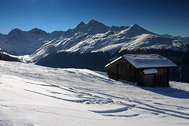 istock Skiing in the Swiss Mountains 92100762