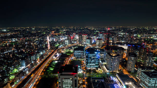 istock Yokohama night light cityscape 6 921009990