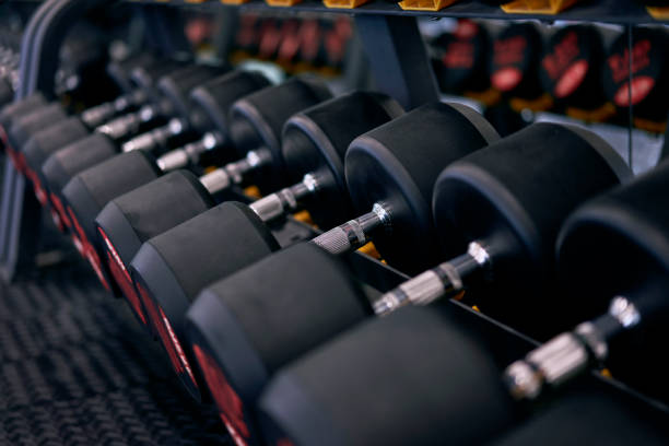istock dumbbell row in the gym 921016044