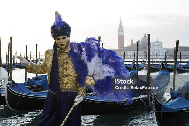 Máscara Do Médio Oriente Grand Canal Em Veneza Com Gondolas - Fotografias de stock e mais imagens de Veneza - Itália