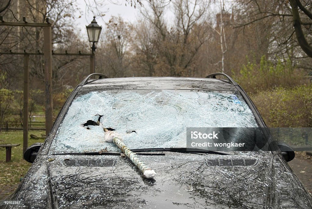 Pulvériser de voiture - Photo de Broyé libre de droits