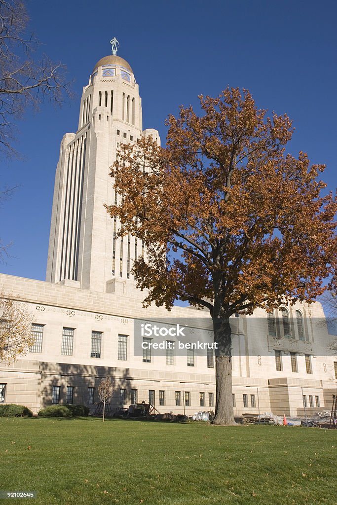 Lincoln, Nebraska-State Capitol - Photo de Bâtiment du parlement libre de droits