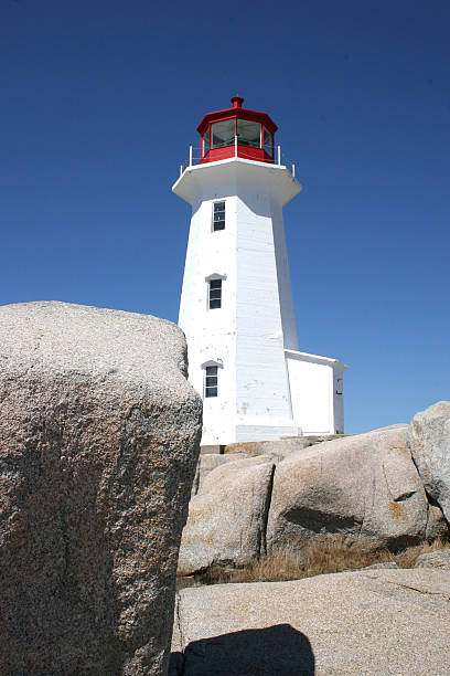 istock Peggy's Cove Lighthouse & Rocks 92102853