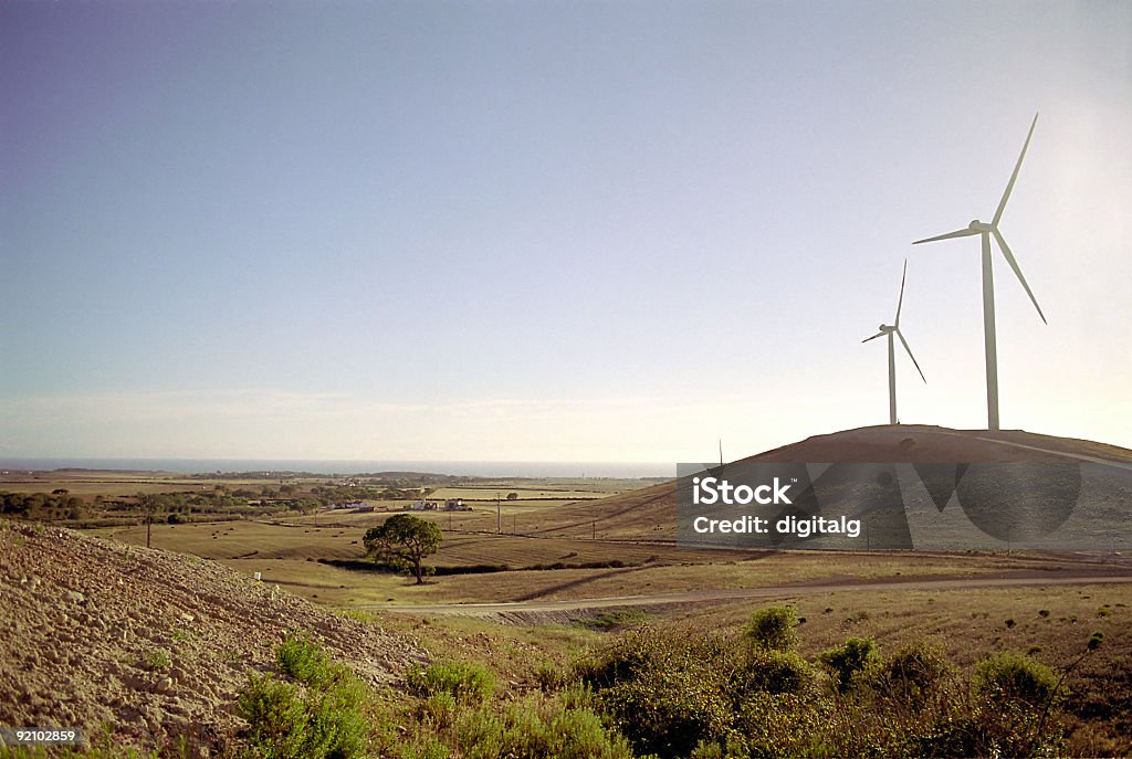 Turbinas eólicas - Royalty-free Ao Ar Livre Foto de stock
