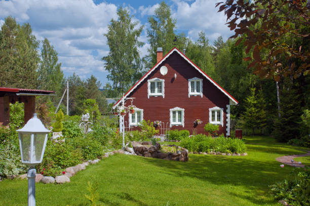istock Village house  in a rural area 921029832