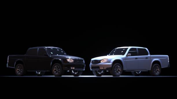 istock 3D rendering of new unbrended cars 921032406