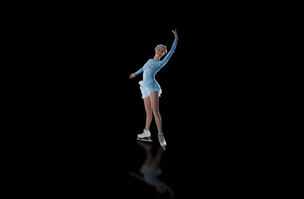 istock figure skater isolated on black 921032484