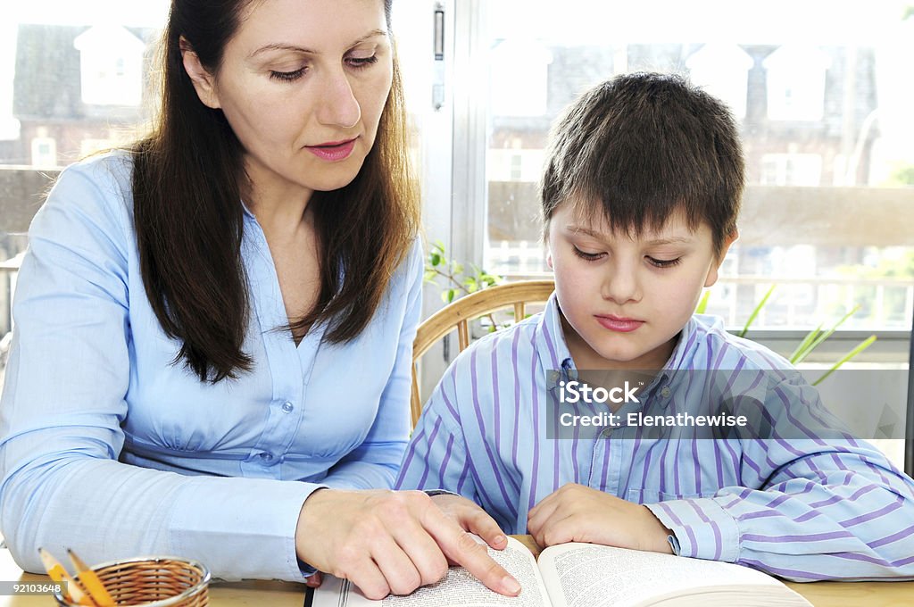 Tutoring  Child Stock Photo