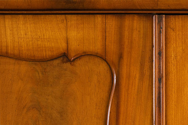 istock Part of an old mahogany cupboard 92104511