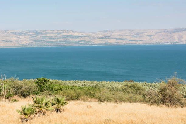 o mar da galileia - lake tiberius - fotografias e filmes do acervo