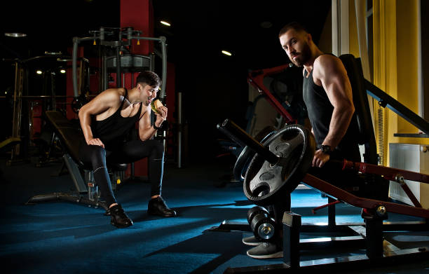 istock young people are trained in the gym 921049548