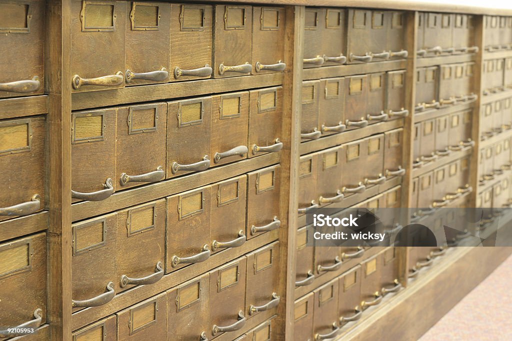 Antique Classeur à tiroirs - Photo de Affaires libre de droits