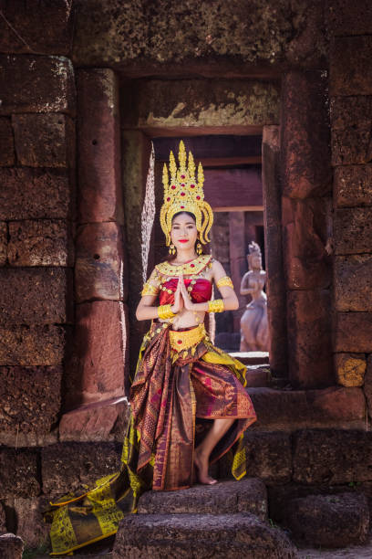 istock Absara, The angel is dancing in front of Castle Khmer 921062780