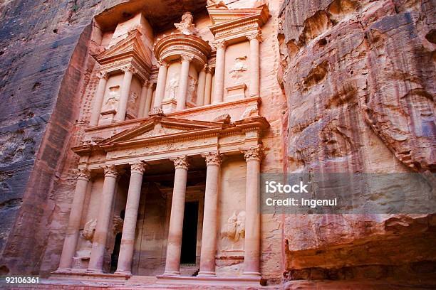 The Kasneh Petra Stock Photo - Download Image Now - Petra - Jordan, Khaznet, Treasury