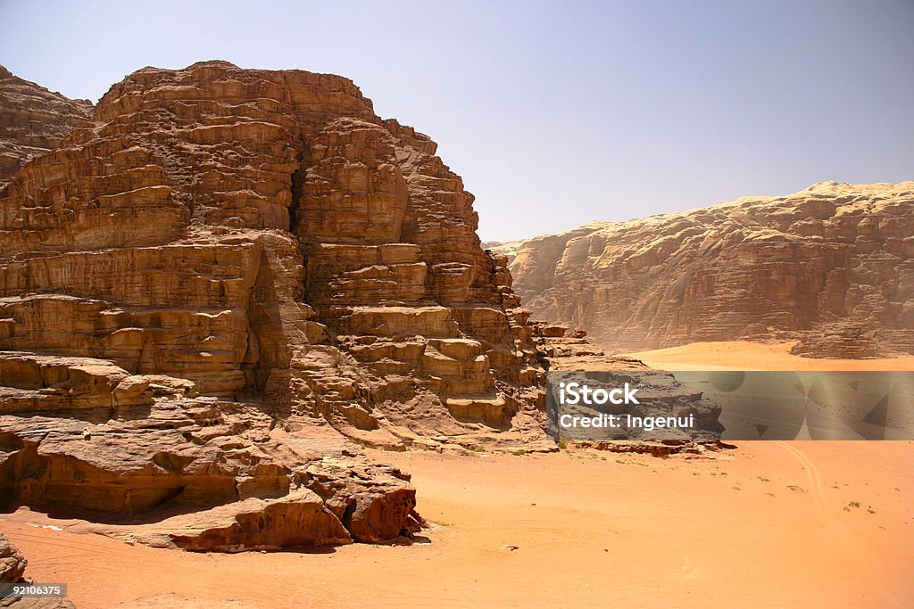 Wadi Rum. Jordânia - Foto de stock de Deserto royalty-free