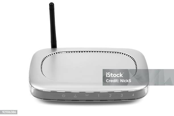 Wirelessrouter - Fotografias de stock e mais imagens de Antena - Equipamento de Telecomunicações - Antena - Equipamento de Telecomunicações, Computador, Comunicação