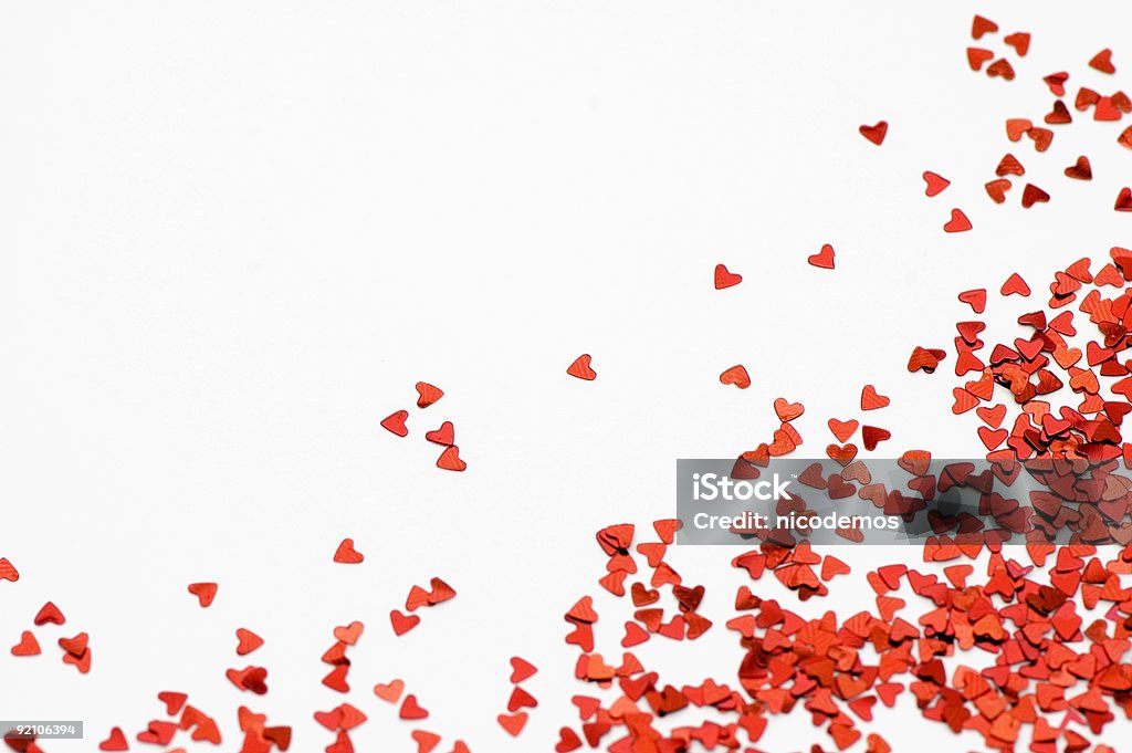 Amoroso corações Confete - Royalty-free Confete Foto de stock