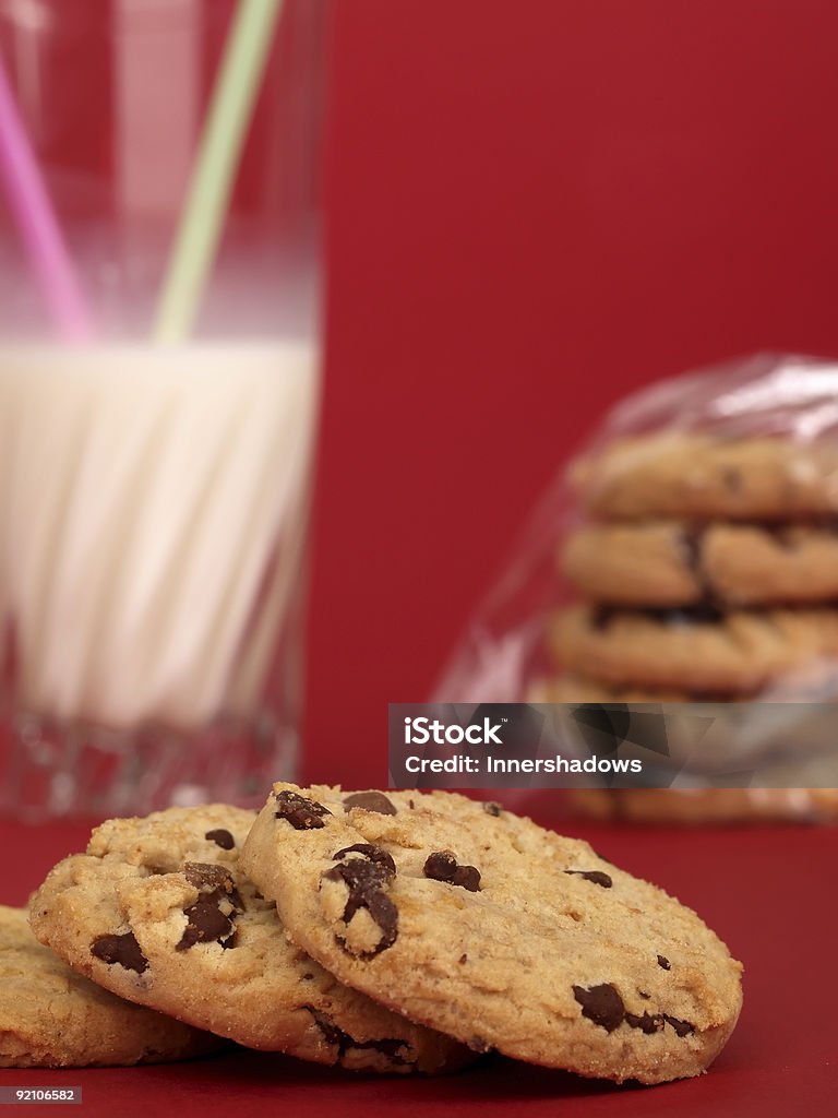 우유 및 쿠키 - 로열티 프리 0명 스톡 사진