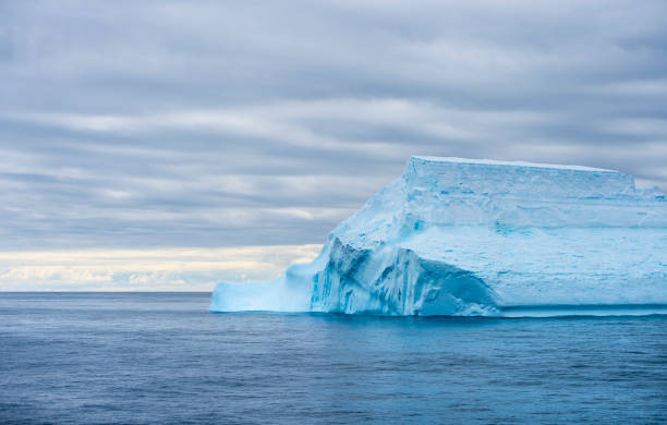 istock Massive tabular iceberg floating in the Southern Ocean in Antarctica 921066652