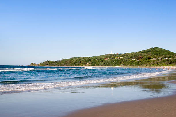 ategoes Beach at Byron Bay, NSW, (New South Wales) Australia stock photo