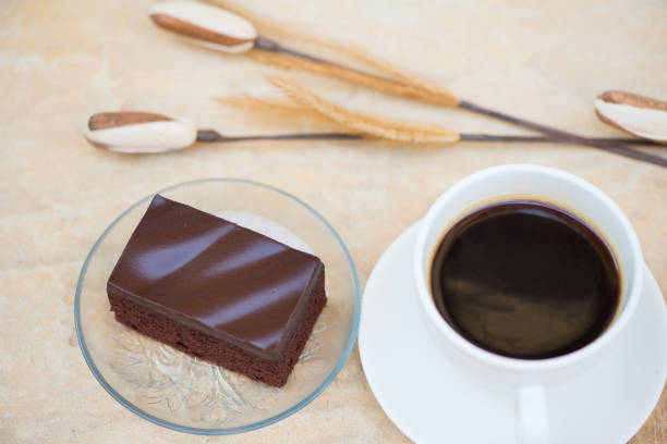 istock A cup of coffee and Chocolate cake 921077934