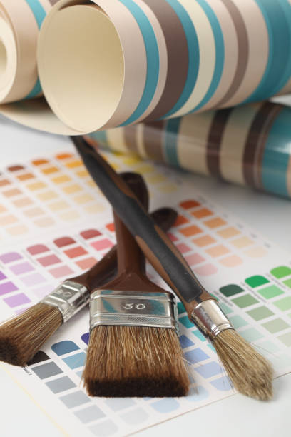 istock Paintbrushes, wallpapers, and color swatch 921080578