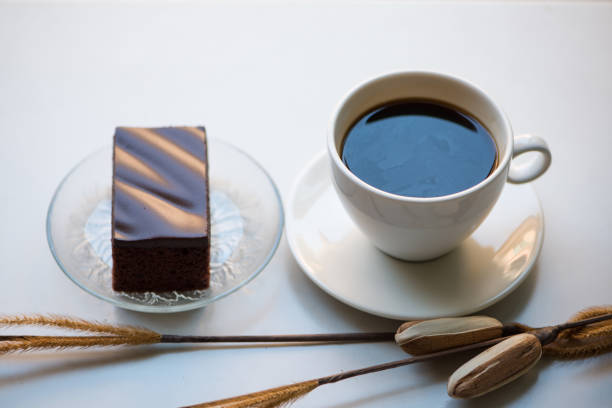 istock A cup of coffee and Chocolate cake 921080624