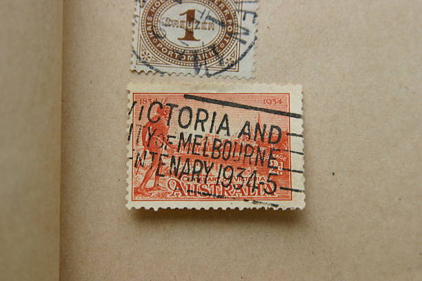 istock Post stamps of Australia 1934 92108104