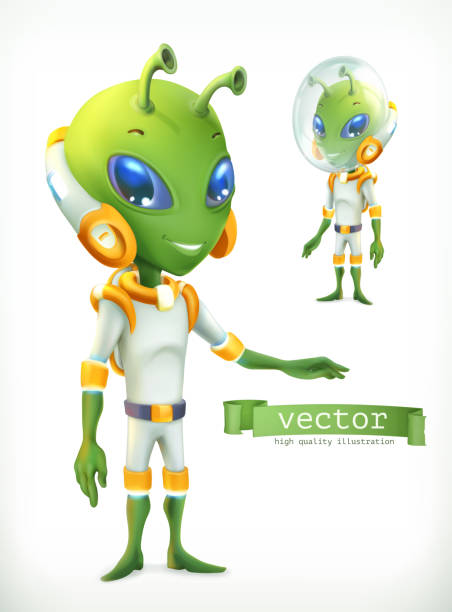 Little Green Alien Illustrations, Royalty-Free Vector Graphics & Clip Art -  iStock