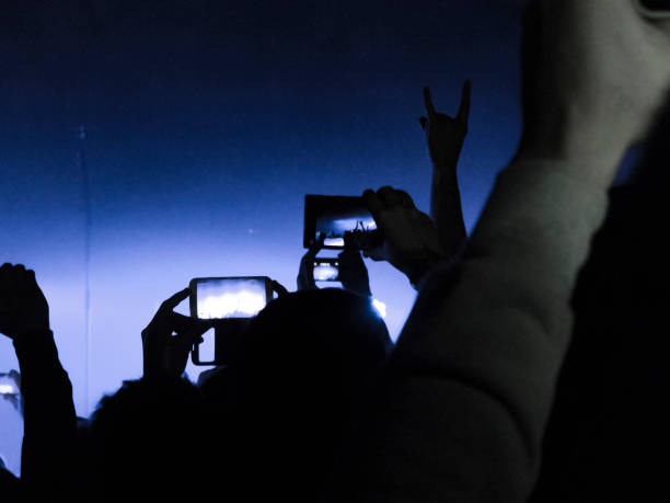 istock Concert crowd in front of a live stage 921089046