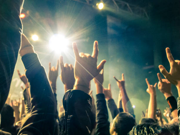 istock Concert crowd in front of a live stage 921089052